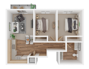 2x1 Age 55+ C15 floor plan